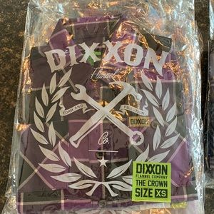 NWT. Dixxon. Plaid. The Regan. Youth XS.